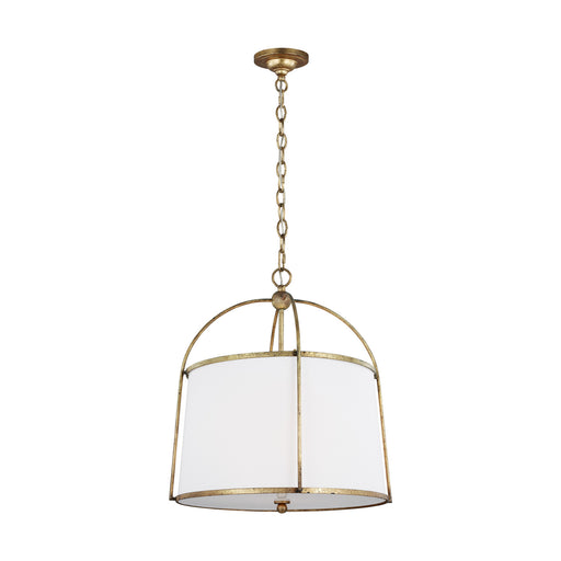 Myhouse Lighting Visual Comfort Studio - CP1112ADB - Two Light Pendant - Stonington - Antique Gild