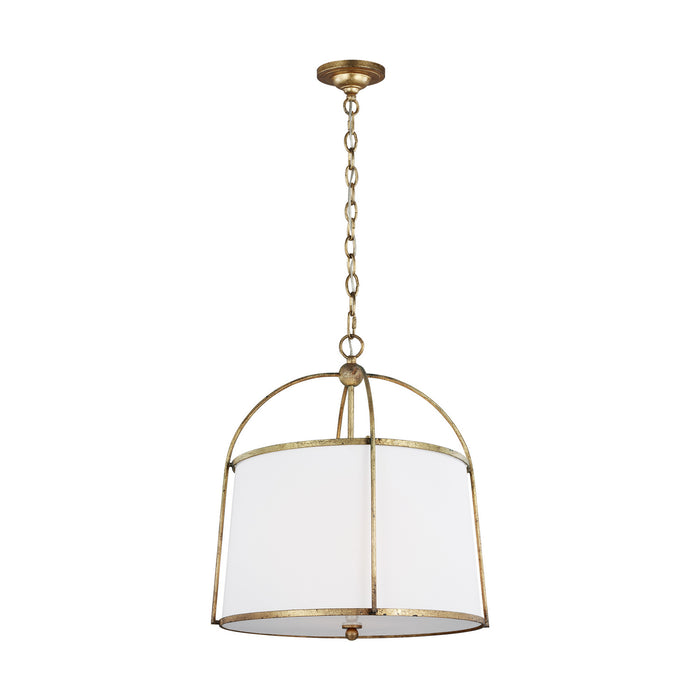 Myhouse Lighting Visual Comfort Studio - CP1112ADB - Two Light Pendant - Stonington - Antique Gild