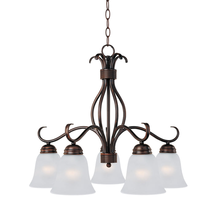 Myhouse Lighting Maxim - 10124FTOI - Five Light Chandelier - Basix - Oil Rubbed Bronze