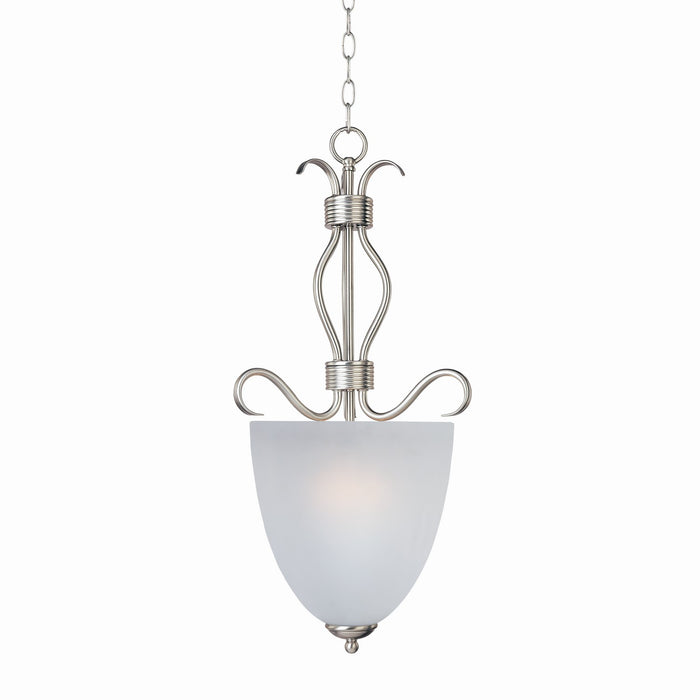 Myhouse Lighting Maxim - 10130FTSN - Two Light Entry Foyer Pendant - Basix - Satin Nickel