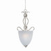 Myhouse Lighting Maxim - 10130FTSN - Two Light Entry Foyer Pendant - Basix - Satin Nickel