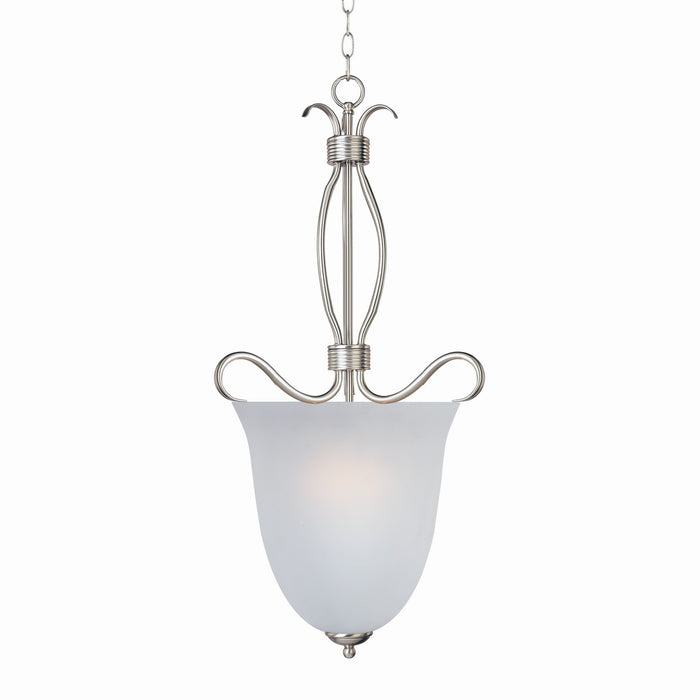 Myhouse Lighting Maxim - 10131FTSN - Four Light Entry Foyer Pendant - Basix - Satin Nickel