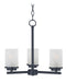 Myhouse Lighting Maxim - 10203FTBK - Three Light Chandelier - Corona - Black