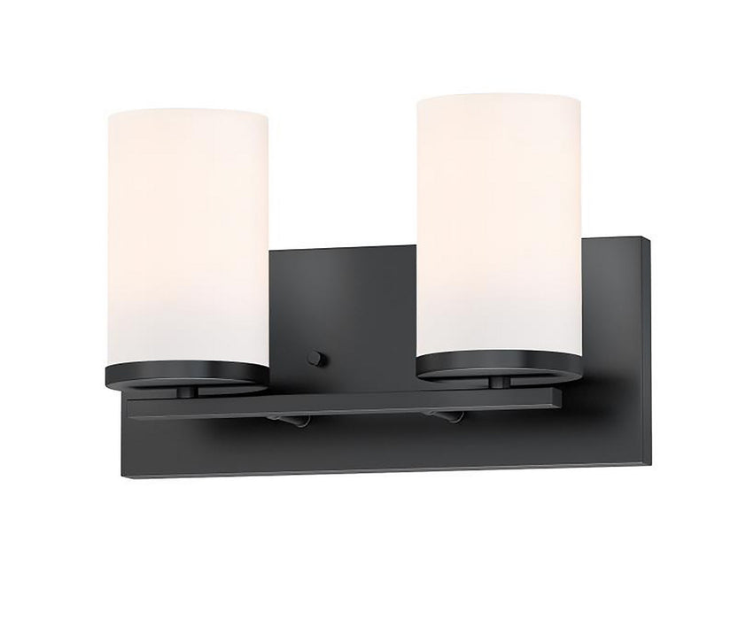 Myhouse Lighting Maxim - 10282SWBK - Two Light Bath Vanity - Lateral - Black