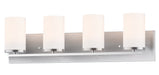 Myhouse Lighting Maxim - 10284SWSN - Four Light Bath Vanity - Lateral - Satin Nickel