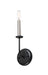 Myhouse Lighting Maxim - 10321BKSN - One Light Wall Sconce - Wesley - Black / Satin Nickel