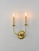 Myhouse Lighting Maxim - 10322SBR - Two Light Wall Sconce - Wesley - Satin Brass