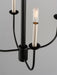 Myhouse Lighting Maxim - 10324BKSN - Four Light Chandelier - Wesley - Black / Satin Nickel