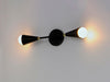 Myhouse Lighting Maxim - 11262BKSBR - Two Light Wall Sconce - Lovell - Black / Satin Brass