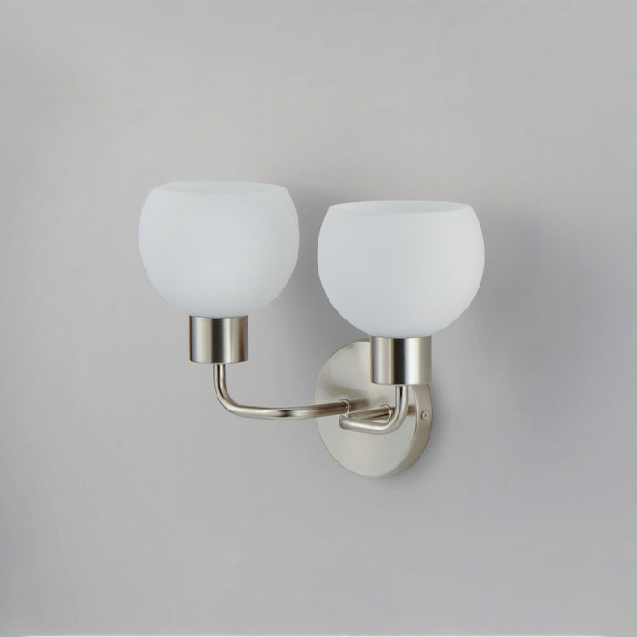 Myhouse Lighting Maxim - 11272SWSN - Two Light Wall Sconce - Coraline - Satin Nickel