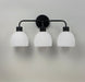 Myhouse Lighting Maxim - 11273SWBK - Three Light Bath Vanity - Coraline - Black