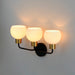 Myhouse Lighting Maxim - 11273SWBZSBR - Three Light Bath Vanity - Coraline - Bronze / Satin Brass