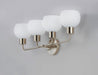 Myhouse Lighting Maxim - 11274SWSN - Four Light Bath Vanity - Coraline - Satin Nickel