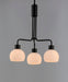 Myhouse Lighting Maxim - 11276SWBK - Three Light Chandelier - Coraline - Black