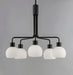 Myhouse Lighting Maxim - 11277SWBK - Five Light Chandelier - Coraline - Black