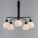 Myhouse Lighting Maxim - 11277SWBK - Five Light Chandelier - Coraline - Black