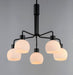 Myhouse Lighting Maxim - 11277SWBK - Five Light Chandelier - Coraline - Black