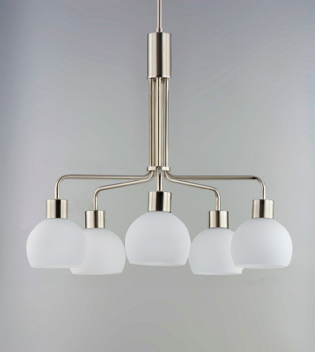 Myhouse Lighting Maxim - 11277SWSN - Five Light Chandelier - Coraline - Satin Nickel