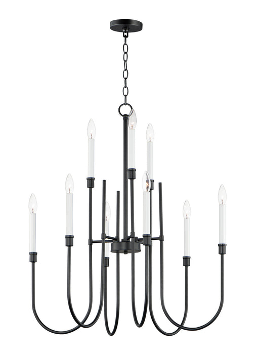 Myhouse Lighting Maxim - 11289BK - Nine Light Chandelier - Tux - Black