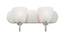 Myhouse Lighting Maxim - 11382FTSN - Two Light Bath Vanity - Axis - Satin Nickel