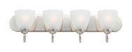 Myhouse Lighting Maxim - 11384FTSN - Four Light Bath Vanity - Axis - Satin Nickel