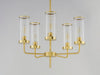 Myhouse Lighting Maxim - 11475CRSBR - Five Light Chandelier - Crosby - Satin Brass