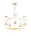 Myhouse Lighting Maxim - 11475CRSBR - Five Light Chandelier - Crosby - Satin Brass