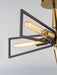 Myhouse Lighting Maxim - 11650BKSBR - Four Light Flush Mount - Wings - Black / Satin Brass