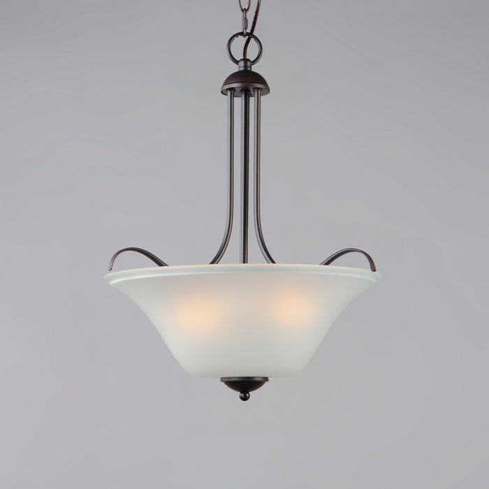 Myhouse Lighting Maxim - 12070FTOI - Three Light Pendant - Vital - Oil Rubbed Bronze