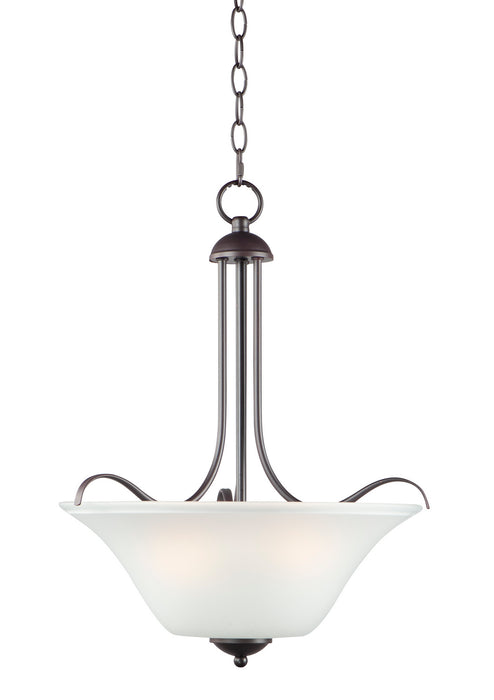 Myhouse Lighting Maxim - 12070FTOI - Three Light Pendant - Vital - Oil Rubbed Bronze