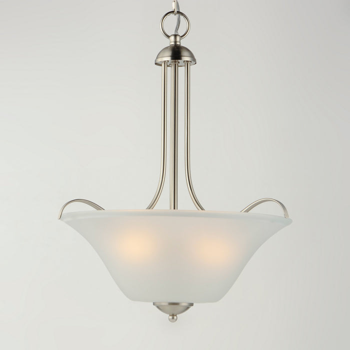 Myhouse Lighting Maxim - 12070FTSN - Three Light Pendant - Vital - Satin Nickel