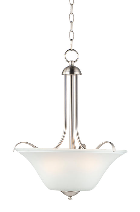 Myhouse Lighting Maxim - 12070FTSN - Three Light Pendant - Vital - Satin Nickel