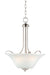 Myhouse Lighting Maxim - 12070FTSN - Three Light Pendant - Vital - Satin Nickel