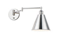 Myhouse Lighting Maxim - 12220PN - One Light Wall Sconce - Library - Polished Nickel