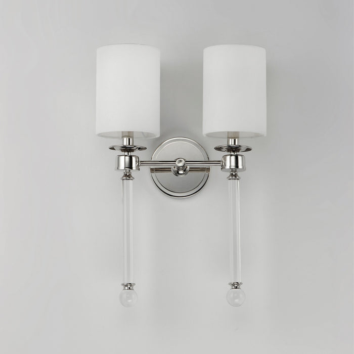 Myhouse Lighting Maxim - 16108WTCLPN - Two Light Wall Sconce - Lucent - Polished Nickel