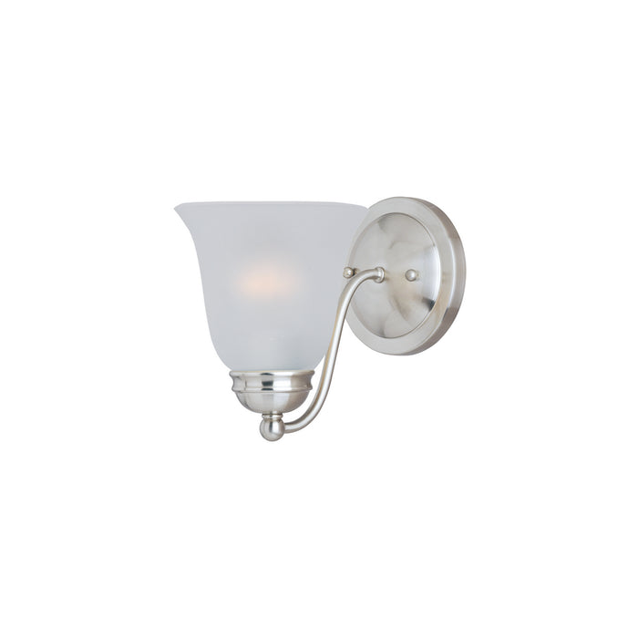 Myhouse Lighting Maxim - 2120FTSN - One Light Wall Sconce - Basix - Satin Nickel