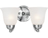 Myhouse Lighting Maxim - 2121FTPC - Two Light Wall Sconce - Basix - Polished Chrome