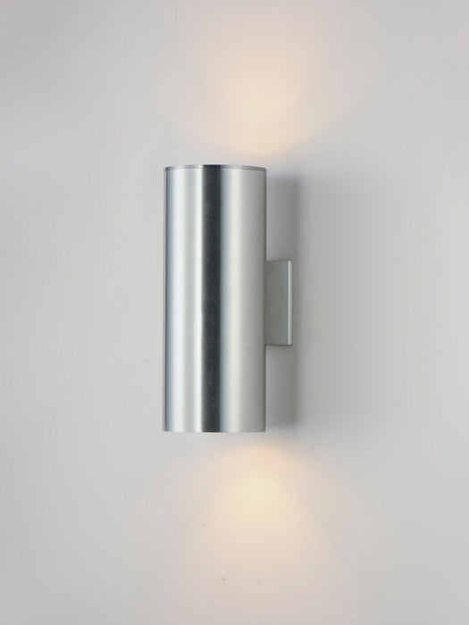 Myhouse Lighting Maxim - 26103AL - Two Light Outdoor Wall Lantern - Outpost - Brushed Aluminum