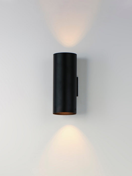 Myhouse Lighting Maxim - 26103BK - Two Light Outdoor Wall Lantern - Outpost - Black