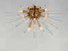 Myhouse Lighting Maxim - 28660CLSBR - Eight Light Flush Mount - Polaris - Satin Brass