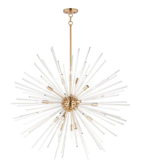 Myhouse Lighting Maxim - 28666CLSBR - 16 Light Pendant - Polaris - Satin Brass