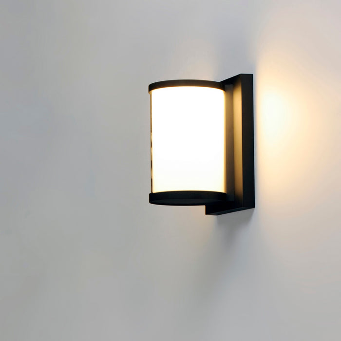 Myhouse Lighting Maxim - 52126WTBK - LED Outdoor Wall Sconce - Barrel - Black