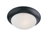 Myhouse Lighting Maxim - 5850FTBK - One Light Flush Mount - Essentials - 585x - Black