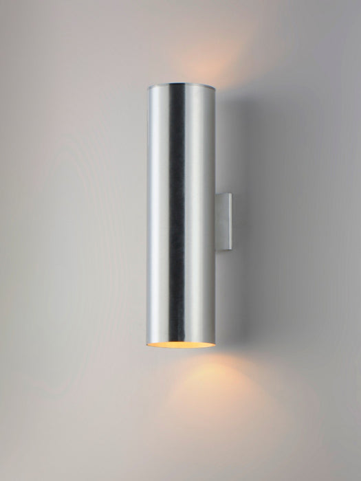 Myhouse Lighting Maxim - 86405AL - LED Outdoor Wall Sconce - Outpost - Brushed Aluminum