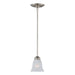 Myhouse Lighting Maxim - 91011FTSN - One Light Mini Pendant - Basix - Satin Nickel