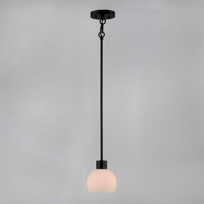 Myhouse Lighting Maxim - 91270SWBK - One Light Mini Pendant - Coraline - Black