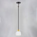 Myhouse Lighting Maxim - 91270SWBZSBR - One Light Mini Pendant - Coraline - Bronze / Satin Brass