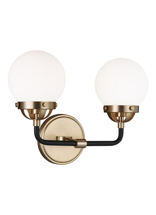 Myhouse Lighting Visual Comfort Studio - 4487902EN-848 - Two Light Wall / Bath - Cafe - Satin Brass