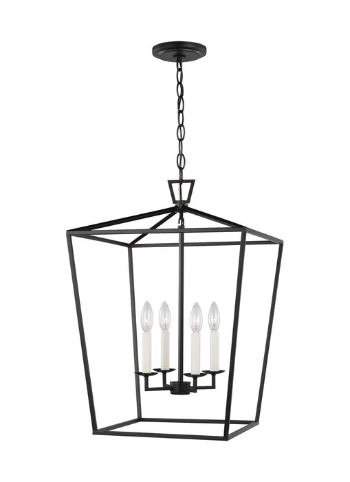 Myhouse Lighting Visual Comfort Studio - 5392604-112 - Four Light Lantern - Dianna - Midnight Black