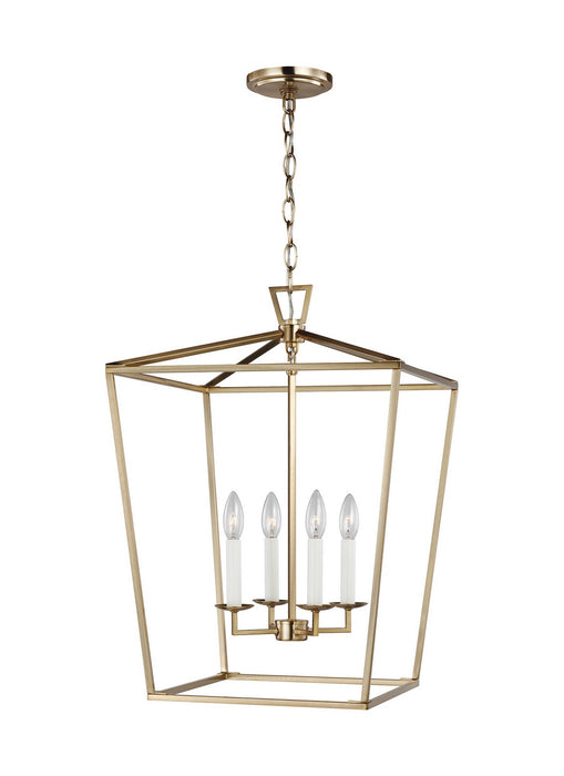 Myhouse Lighting Visual Comfort Studio - 5392604-848 - Four Light Lantern - Dianna - Satin Brass